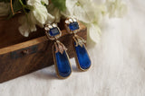 Blue stone Polki Earring (1-4233)(B)