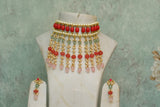 Beads necklace set (4-6687)(N)