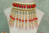 Beads necklace set (4-6687)(N)
