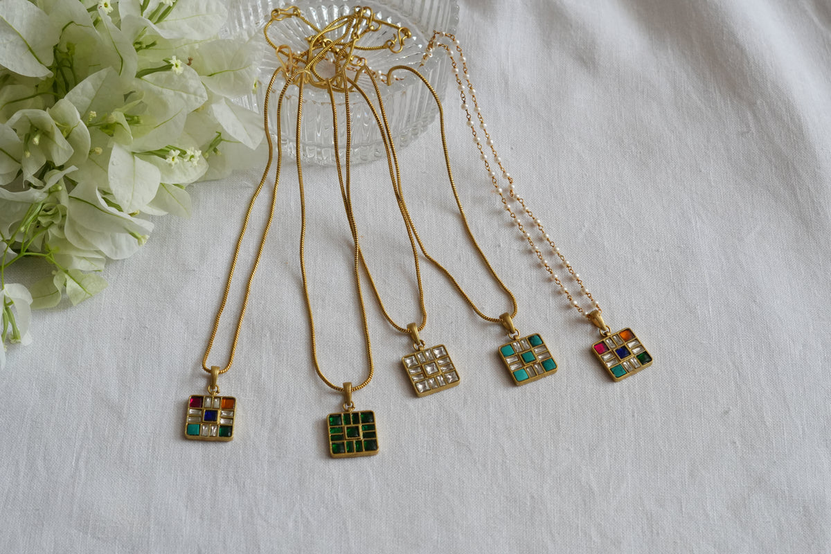 Kundan Pendant (4-9664)(A)