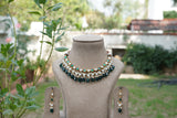 Kundan necklace set (4-7861)(A)