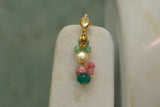 Kundan Beads necklace set (4-6696)(N)
