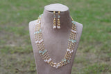 Beads necklace set (4-6689)(N)