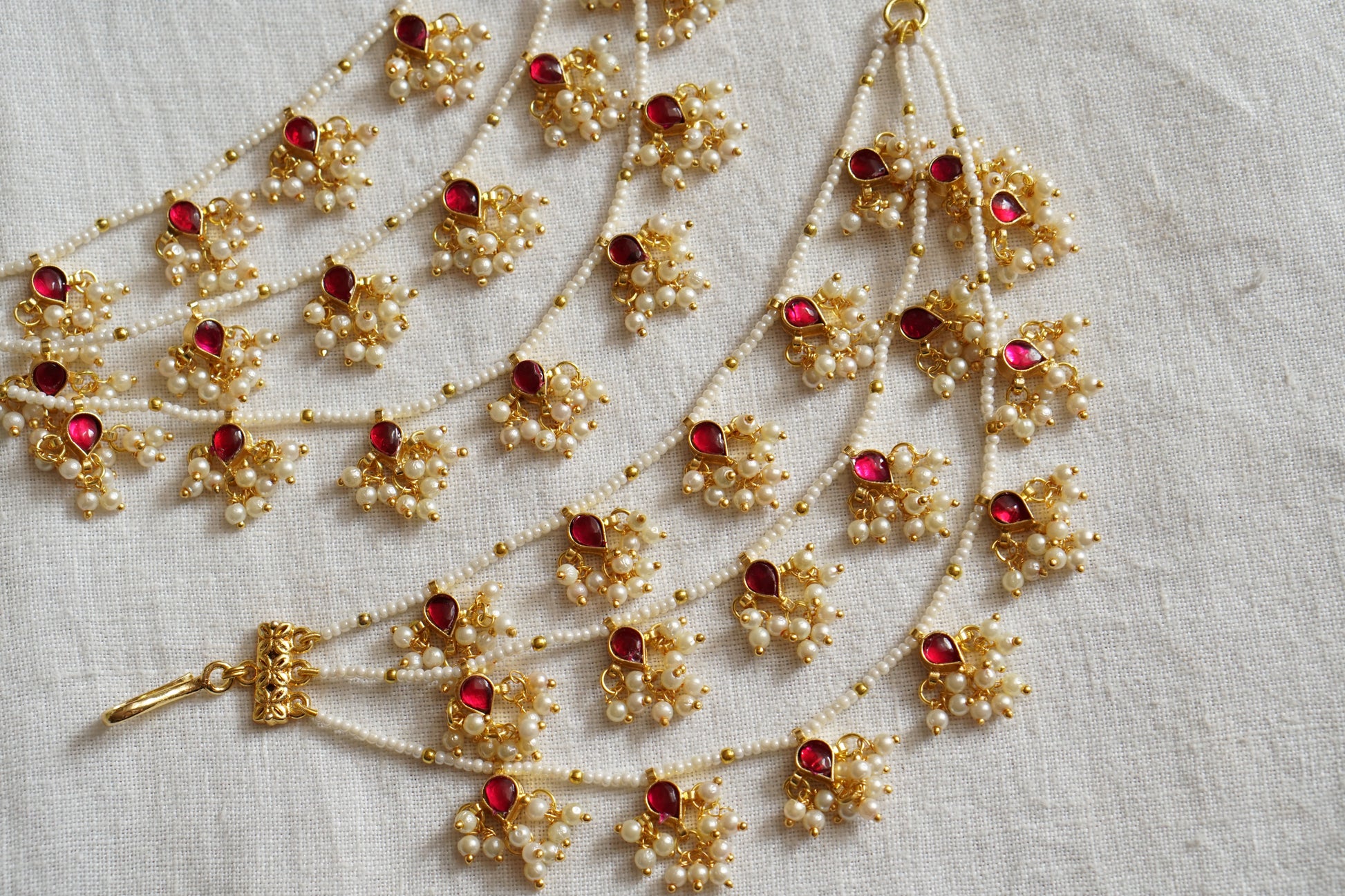 Kundan Earchain (9-304)(N) - JEWELSTYLE