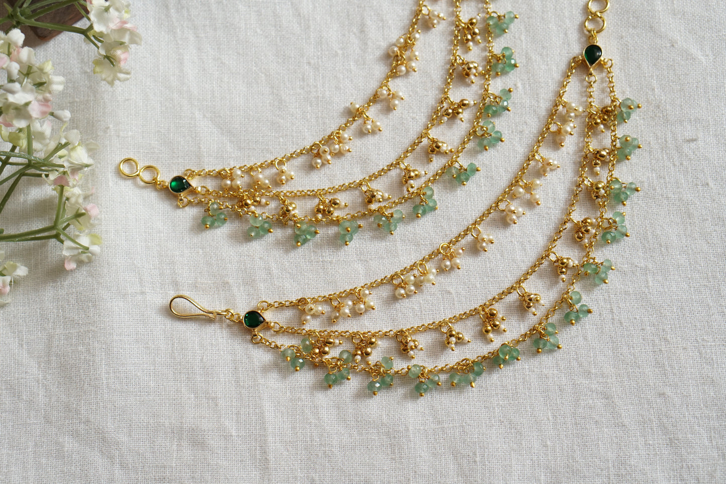 Beads Earchain (9-307)(N) - JEWELSTYLE