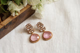 Pink Polki Earring (1-4231)(B)