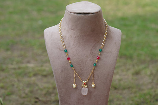 Beads necklace (4-6693)(N)