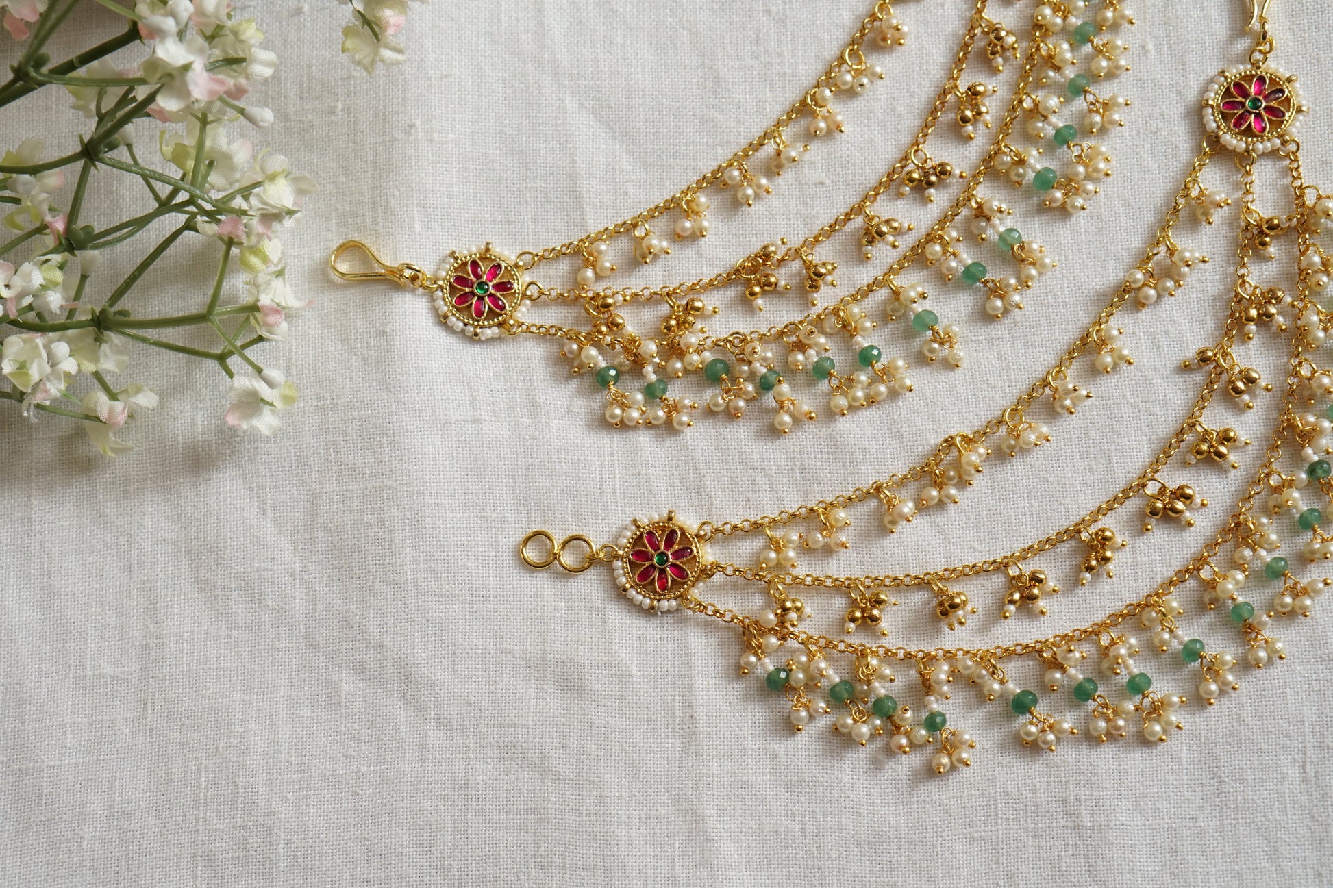 Beads Earchain (9-309)(N) - JEWELSTYLE