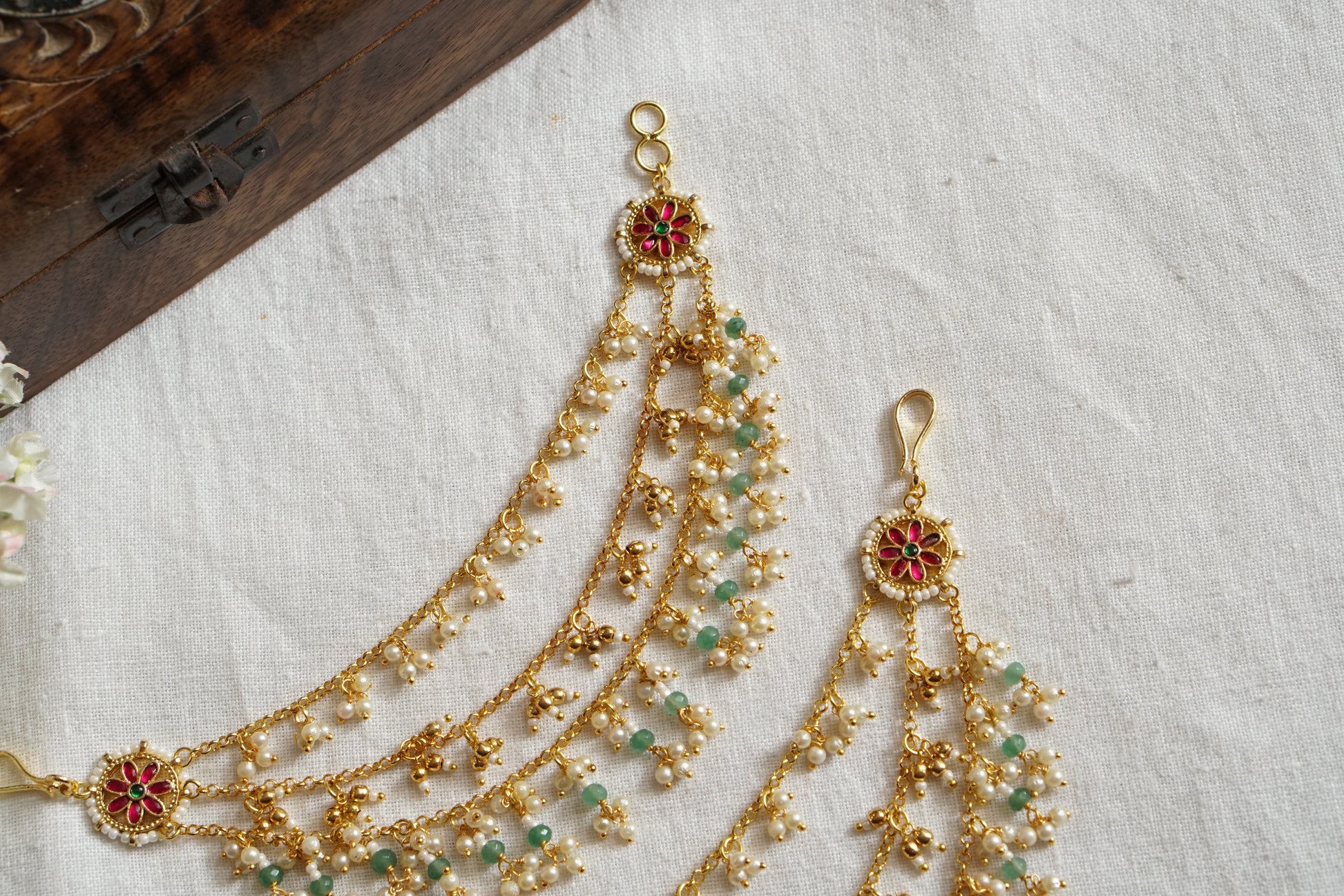Beads Earchain (9-309)(N) - JEWELSTYLE
