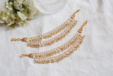 Kundan Beads Earchain(9-358)(A) - JEWELSTYLE