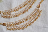 Kundan Beads Earchain(9-358)(A) - JEWELSTYLE