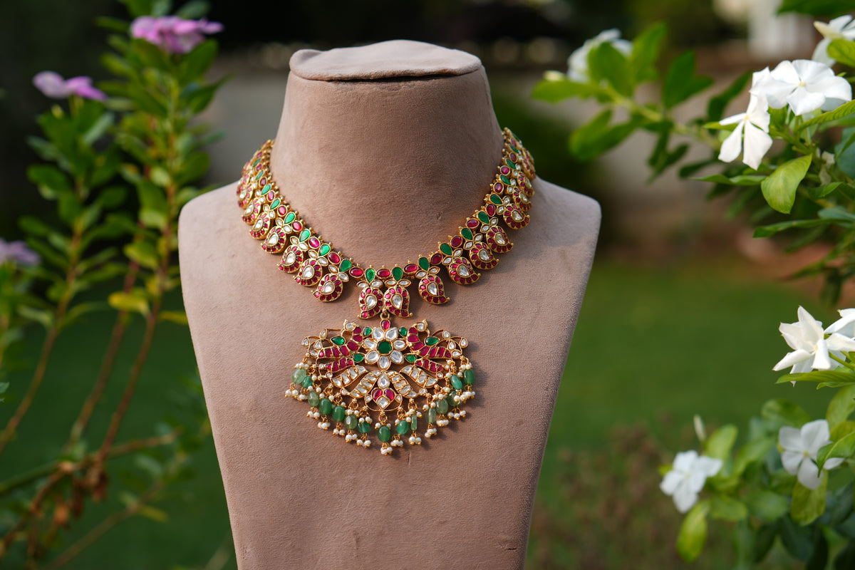Mango Kundan Necklace (4-9777)(U)