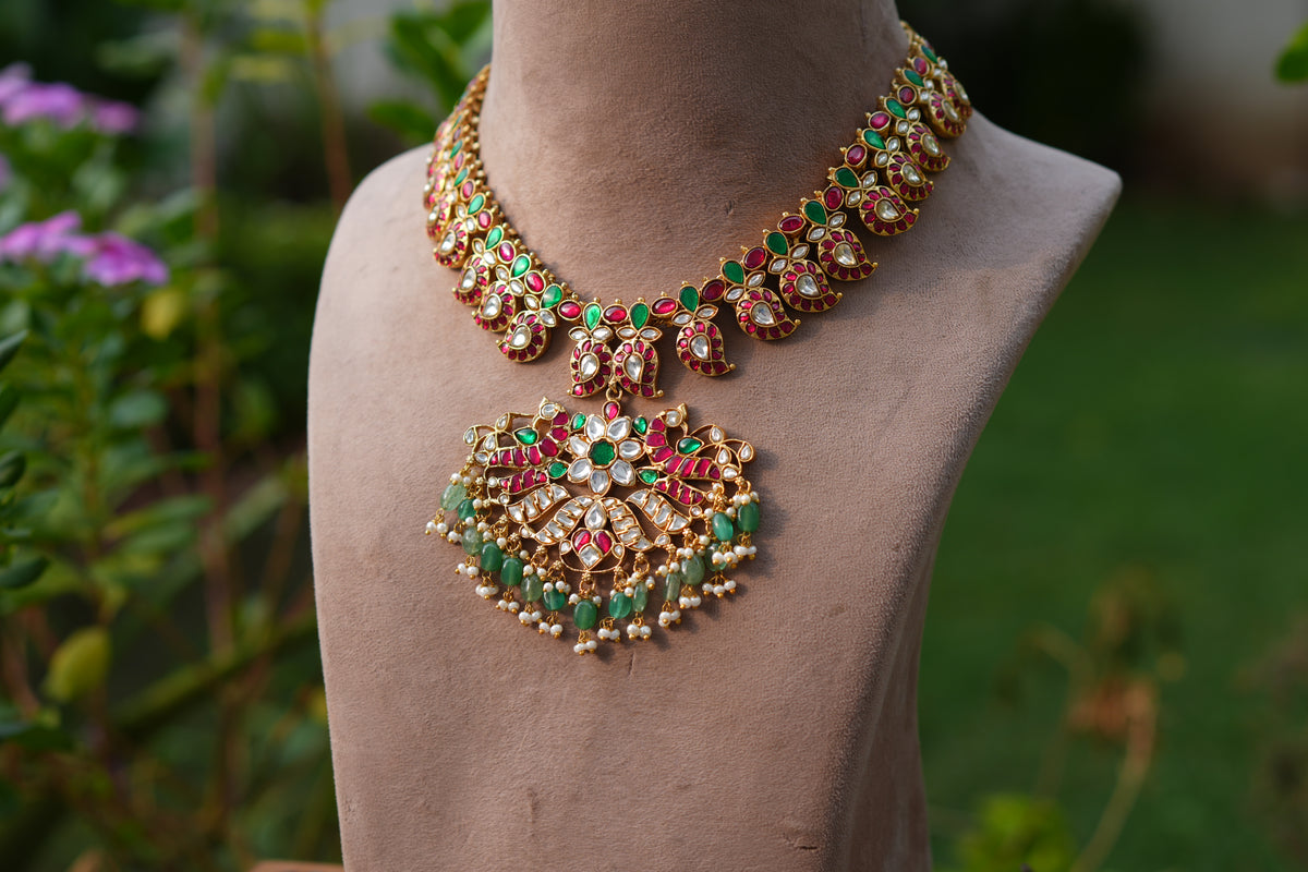 Mango Kundan Necklace (4-9777)(U)
