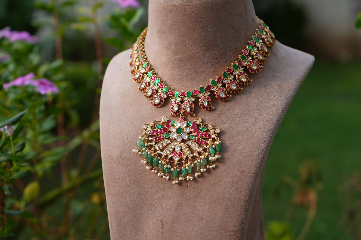 Mango Kundan Necklace (4-9777)(U)