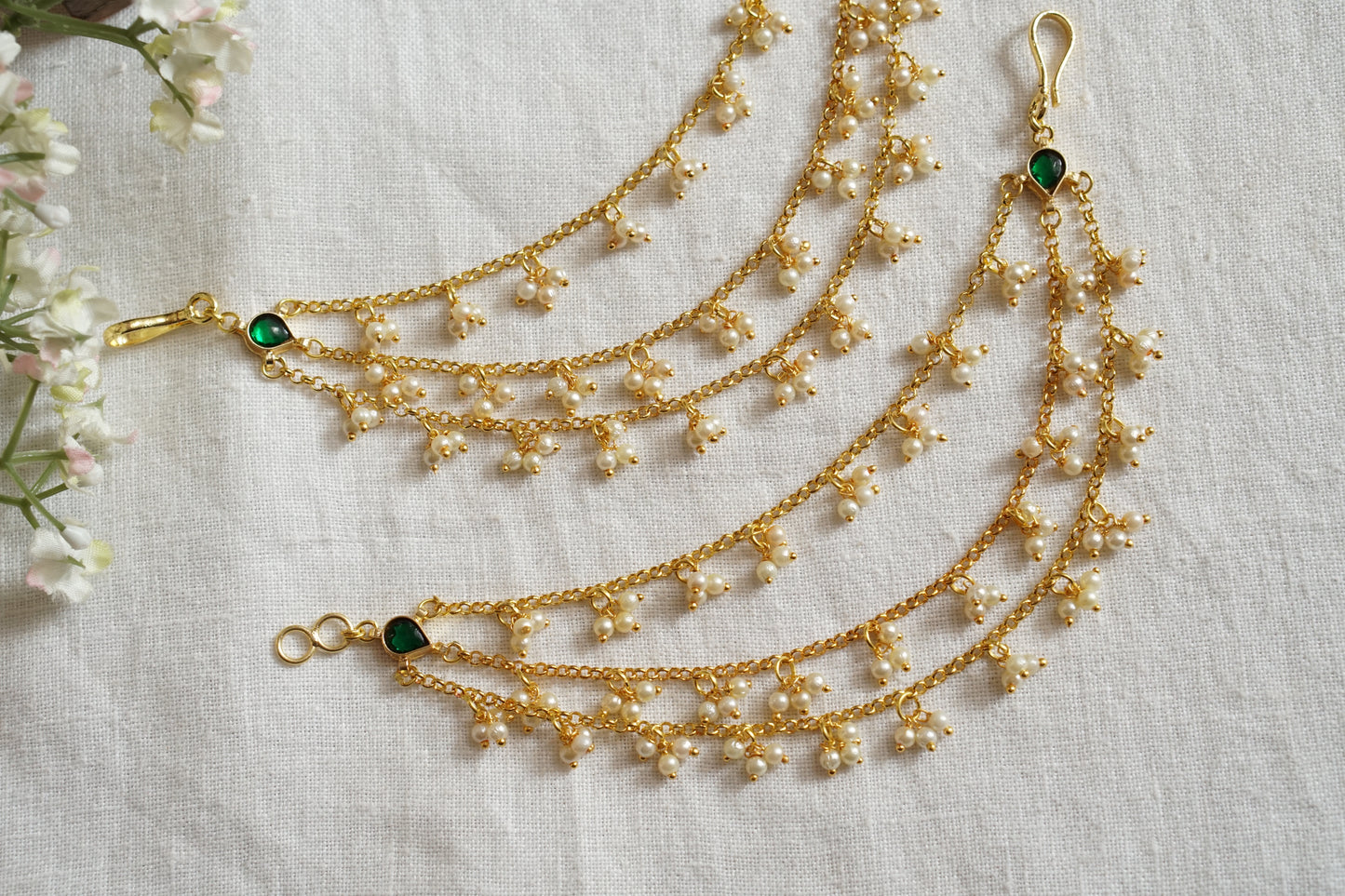 Beads Earchain(9-313)(N) - JEWELSTYLE