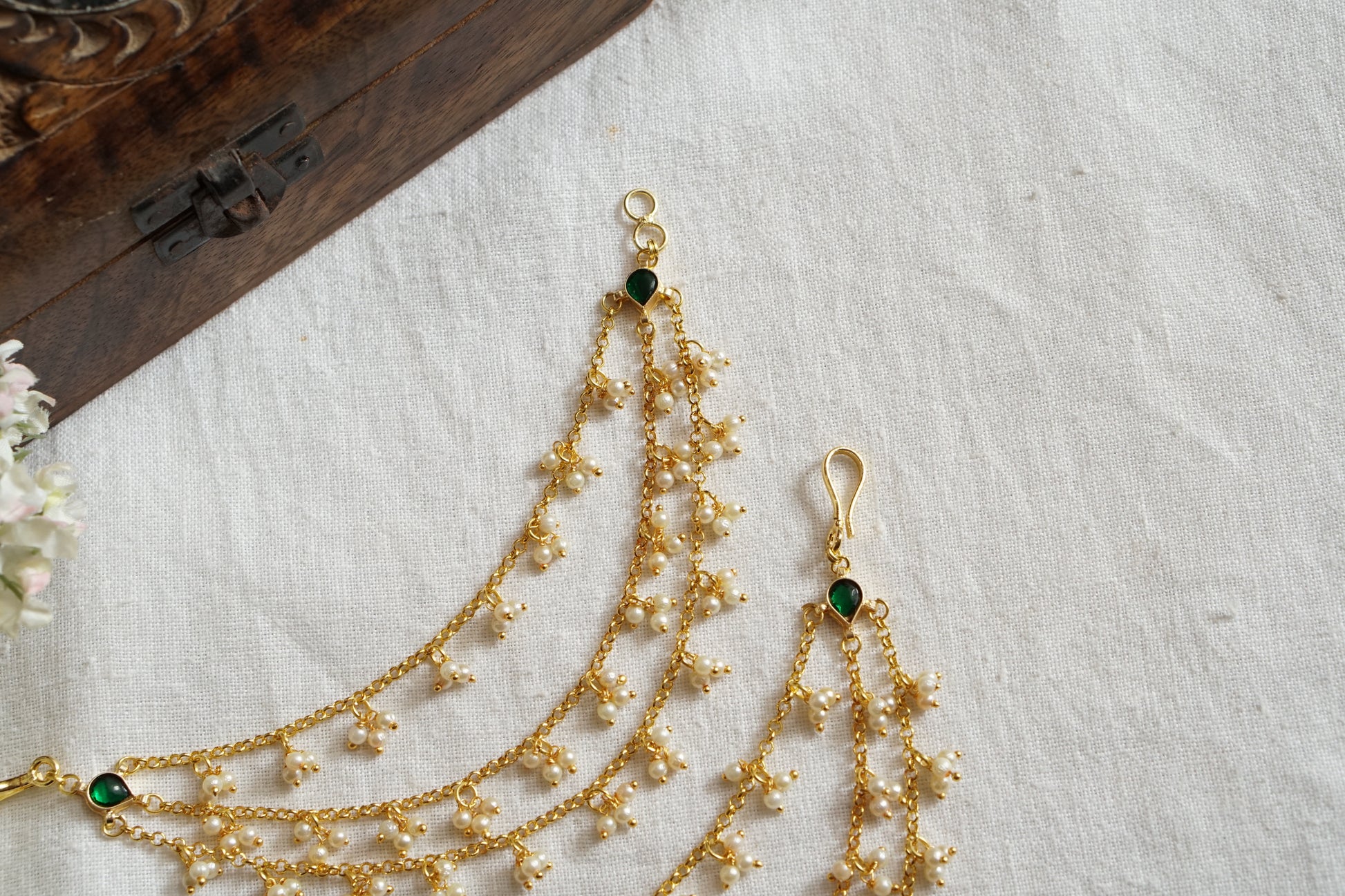 Beads Earchain(9-313)(N) - JEWELSTYLE