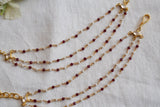 Kundan Beads Earchain(9-360)(A)