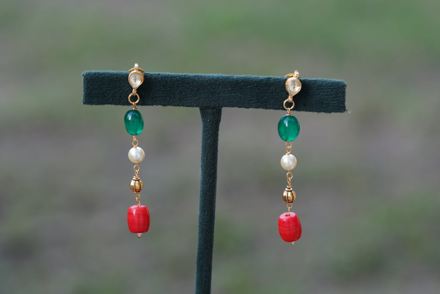 Beads necklace set (4-6677)(N) - JEWELSTYLE