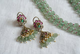 Polki Necklace Set (4-8371)(B)