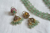 Polki Necklace Set (4-8371)(B)