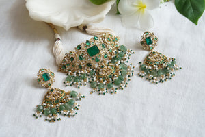Polki Necklace Set (4-8370)(B)