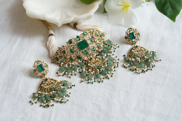 Polki Necklace Set (4-8370)(B)