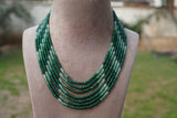 Green Beads Necklace (4-7908)(K)(offer piece)