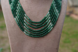 Green Beads Necklace (4-7908)(K)(offer piece)