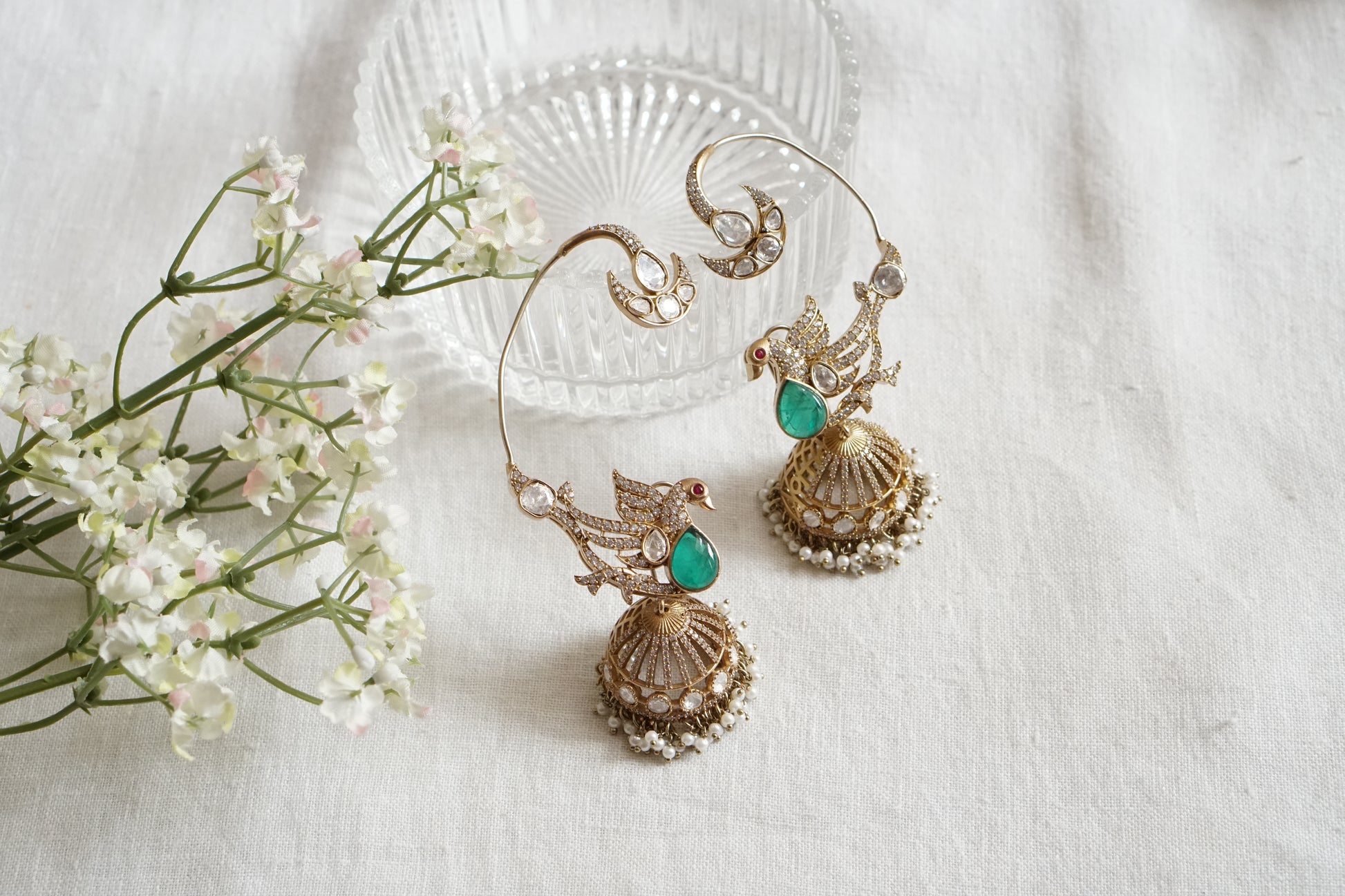 Polki Earcuff Earrings (1-4894)(B) - JEWELSTYLE