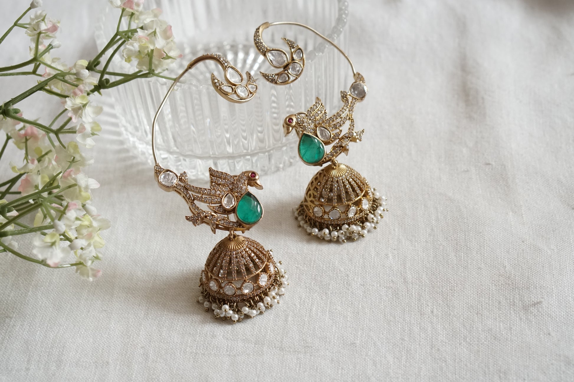 Polki Earcuff Earrings (1-4894)(B) - JEWELSTYLE