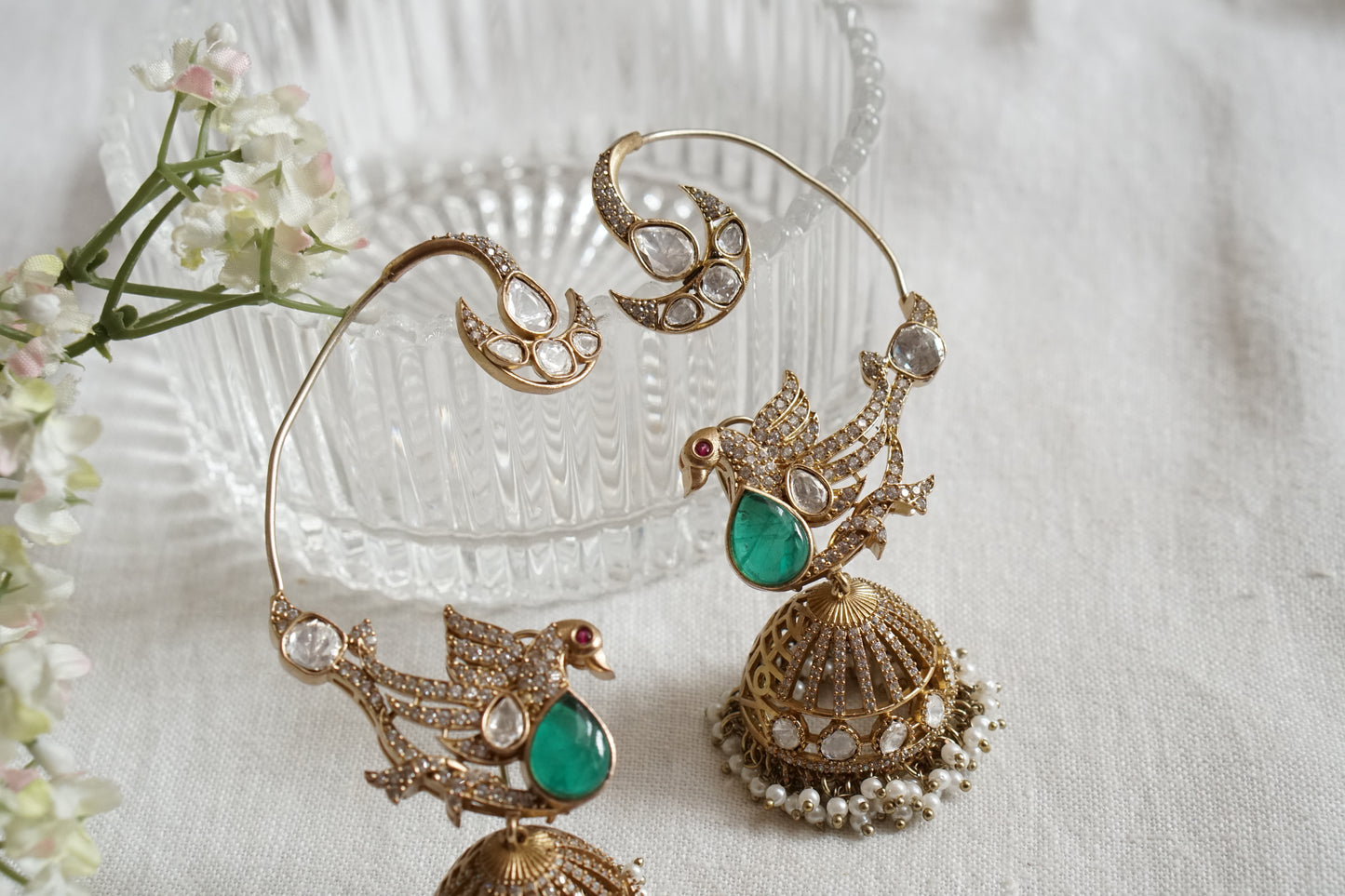 Polki Earcuff Earrings (1-4894)(B) - JEWELSTYLE