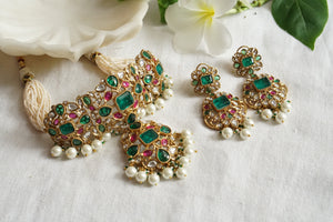 Polki Necklace Set (4-8367)(B)