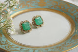 Green stone Studs (1-4893)(B)
