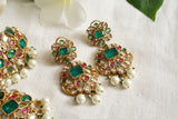 Polki Necklace Set (4-8367)(B)