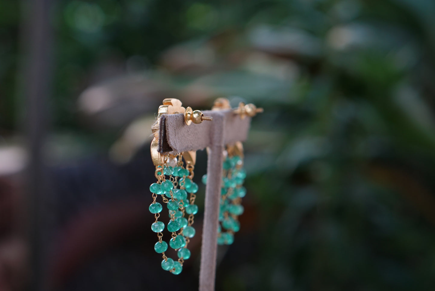 Kundan earrings (1-3760)(K) - JEWELSTYLE