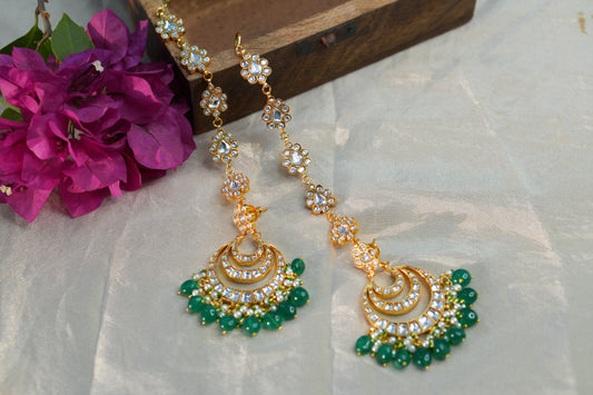 Kundan Earrings (1-4969)(R)