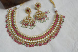 Kundan necklace set (4-5947)(R)