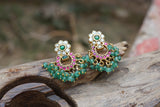 Small Kundan earrings  (1-3759)(AK)