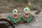 Small Kundan earrings  (1-3759)(AK)