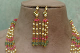 Beads necklace set (4-6699)(N)