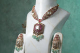 Polki Necklace Set (4-8362)(B)