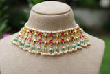 Kundan Necklace Set (4-9483)(N)