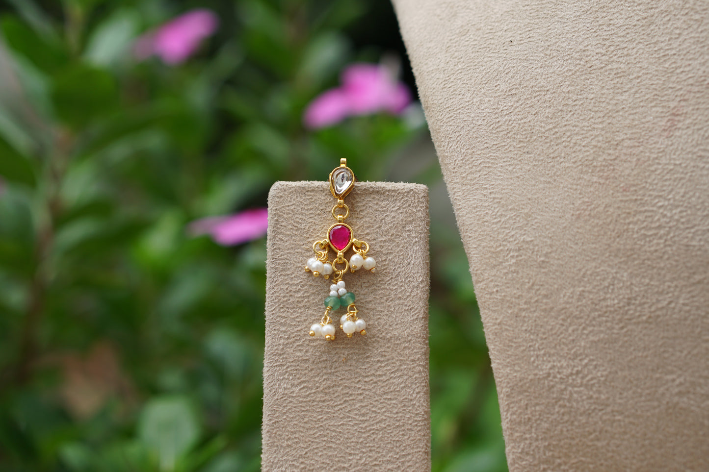 Kundan Necklace Set (4-9483)(N)