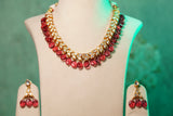 Kundan Necklace set (4-8126)(B)