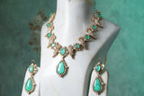 Polki Necklace Set (4-8360)(B)