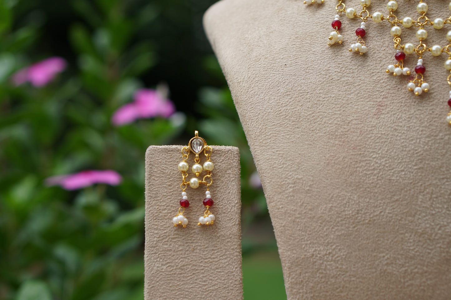 Beads Necklace Set (4-9487)(N)