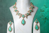 Polki Necklace Set (4-8360)(B)