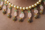 Beads necklace set (4-6710)(N)