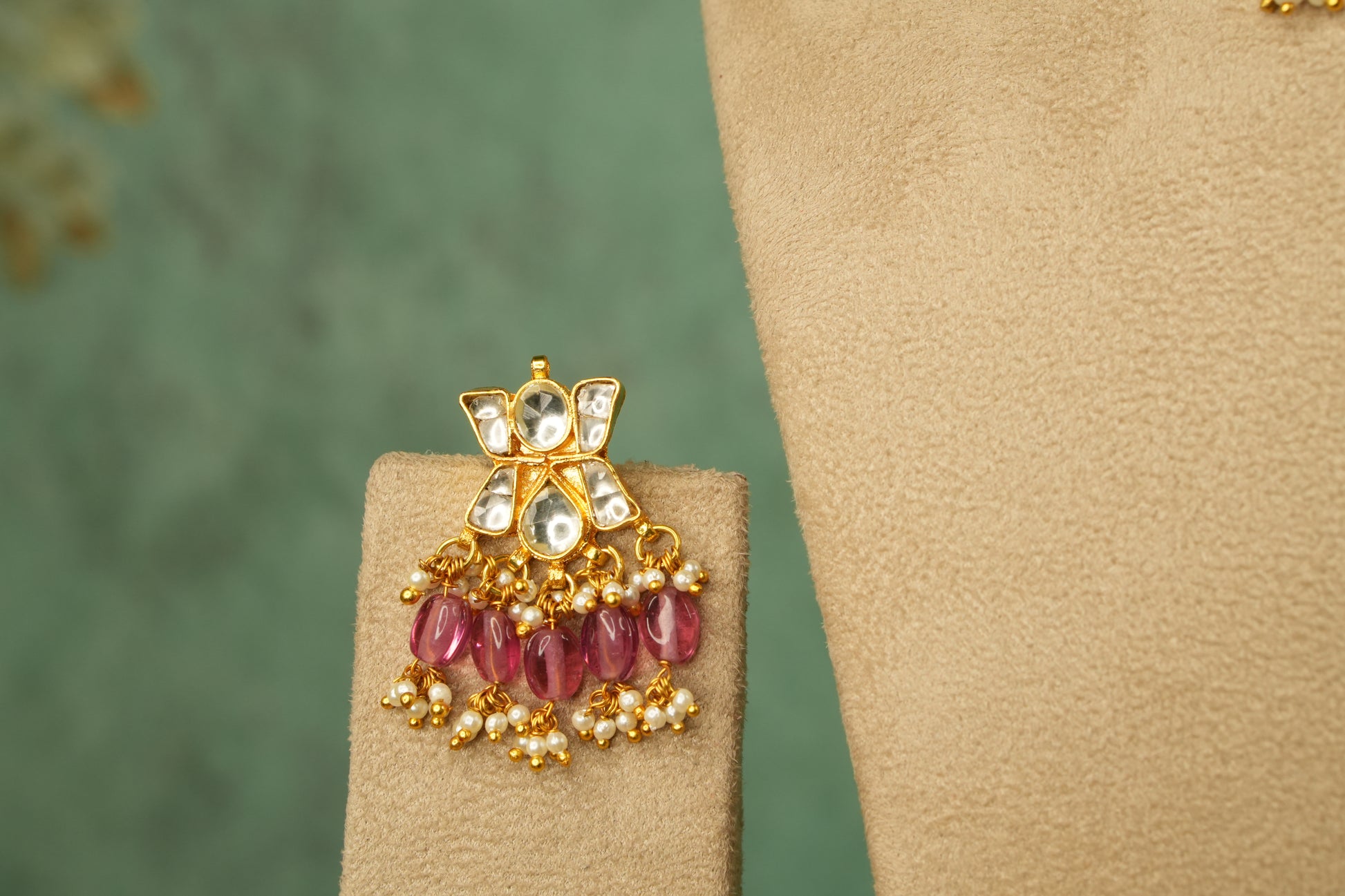 Kundan Choker Set (4-8871)(A) - JEWELSTYLE