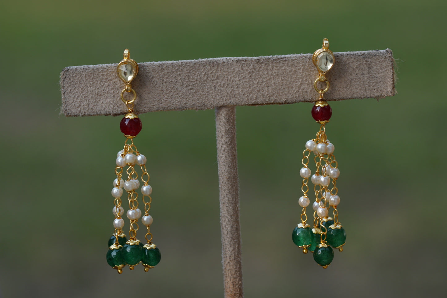 Beads necklace set (4-6711)(N)